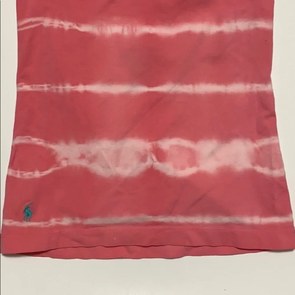NWT Ralph Lauren pink tie dye backless top size: L